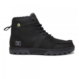 Botte DC Shoes Woodland Homme Noir | GXED-42675