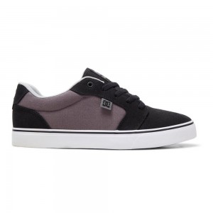 Chaussure Skate DC Shoes Anvil Homme Noir Grise | FUKR-39182