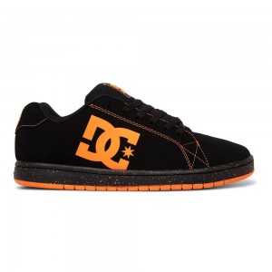 Chaussure Skate DC Shoes Gaveler Homme Noir Orange | IKEZ-92817