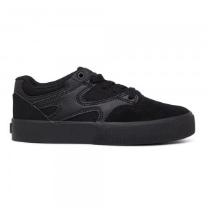 Chaussure Skate DC Shoes Kalis Vulc Enfant Noir | OCJZ-65403