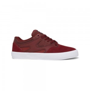 Chaussure Skate DC Shoes Kalis Vulc Homme Rouge | AHNM-18257