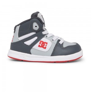 Chaussure Skate DC Shoes Pure Enfant Noir Grise | CWJM-93651