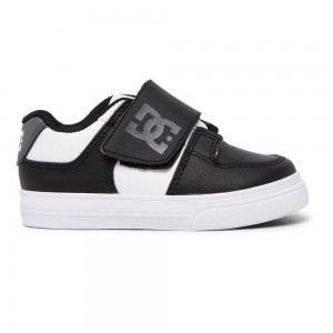 Chaussure Skate DC Shoes Pure Enfant Noir Blanche | MCAX-31025