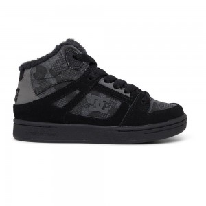 Chaussure Skate DC Shoes Pure Enfant Noir | YMRP-14568