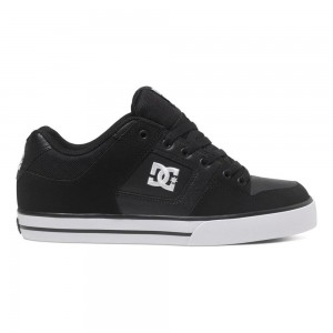 Chaussure Skate DC Shoes Pure Homme Noir Blanche | CHRX-85912