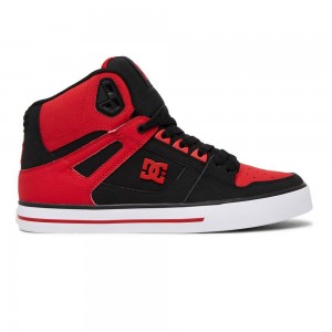 Chaussure Skate DC Shoes Pure Homme Rouge Noir | GBCQ-50193