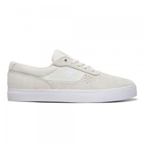 Chaussure Skate DC Shoes Switch Homme Grise Blanche | WXTI-28735