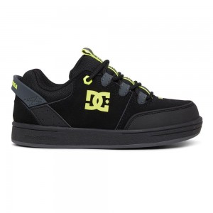 Chaussure Skate DC Shoes Syntax Enfant Noir Jaune | GLIR-62531