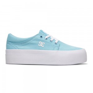 Chaussure Skate DC Shoes Trase Enfant Bleu | DJFC-10873