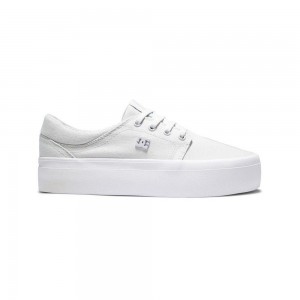 Chaussure Skate DC Shoes Trase Femme Grise | RDQP-18567