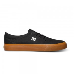 Chaussure Skate DC Shoes Trase Homme Noir Marron | EQOK-39725