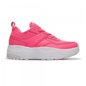 Chaussures de Sport DC Shoes E.Tribeka Femme Rose Foncé | URTZ-96102