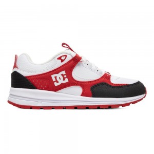 Chaussures de Sport DC Shoes Kalis Enfant Blanche Rouge | XRMF-07853