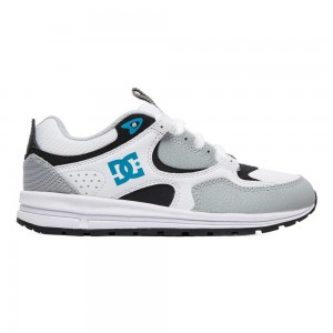 Chaussures de Sport DC Shoes Kalis Enfant Blanche Grise | BASN-90876