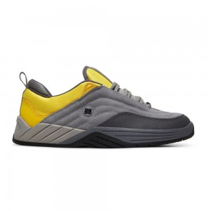 Chaussures de Sport DC Shoes Williams Slim Homme Grise Jaune | DLEY-97312