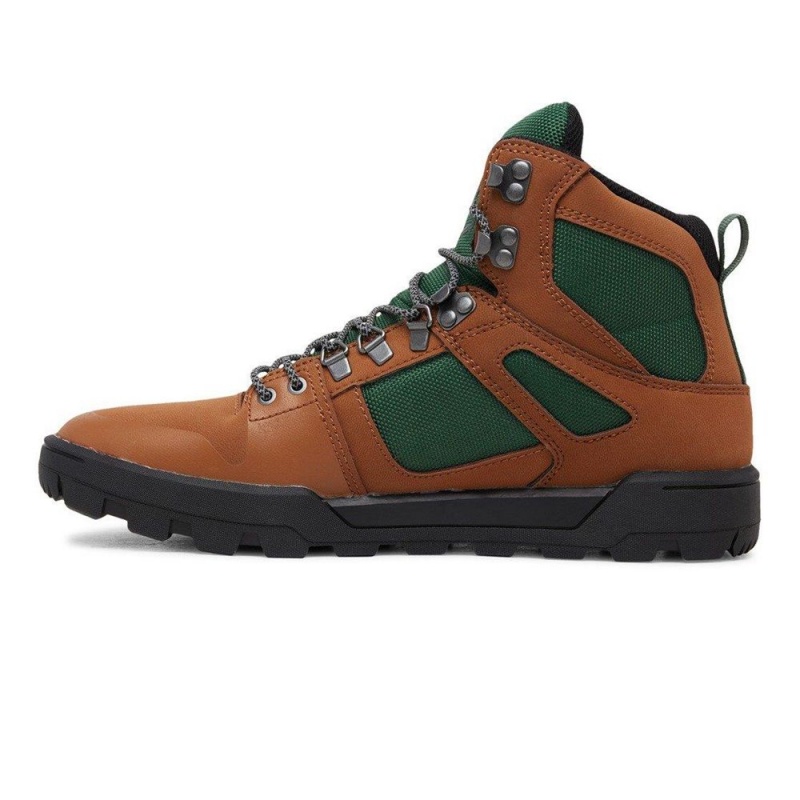 Botte DC Shoes Pure Homme Marron Vert | RUNZ-16703