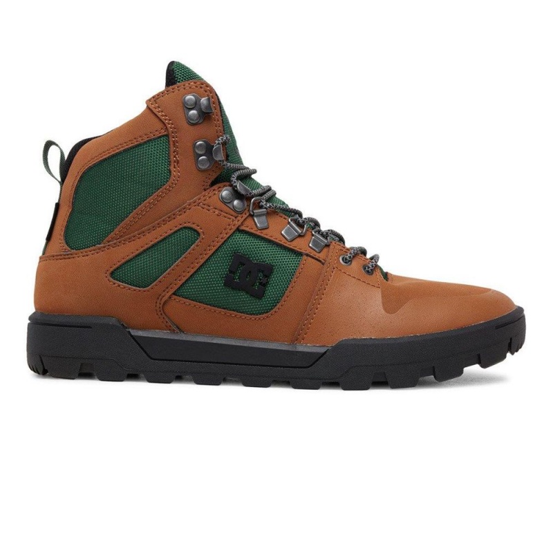 Botte DC Shoes Pure Homme Marron Vert | RUNZ-16703