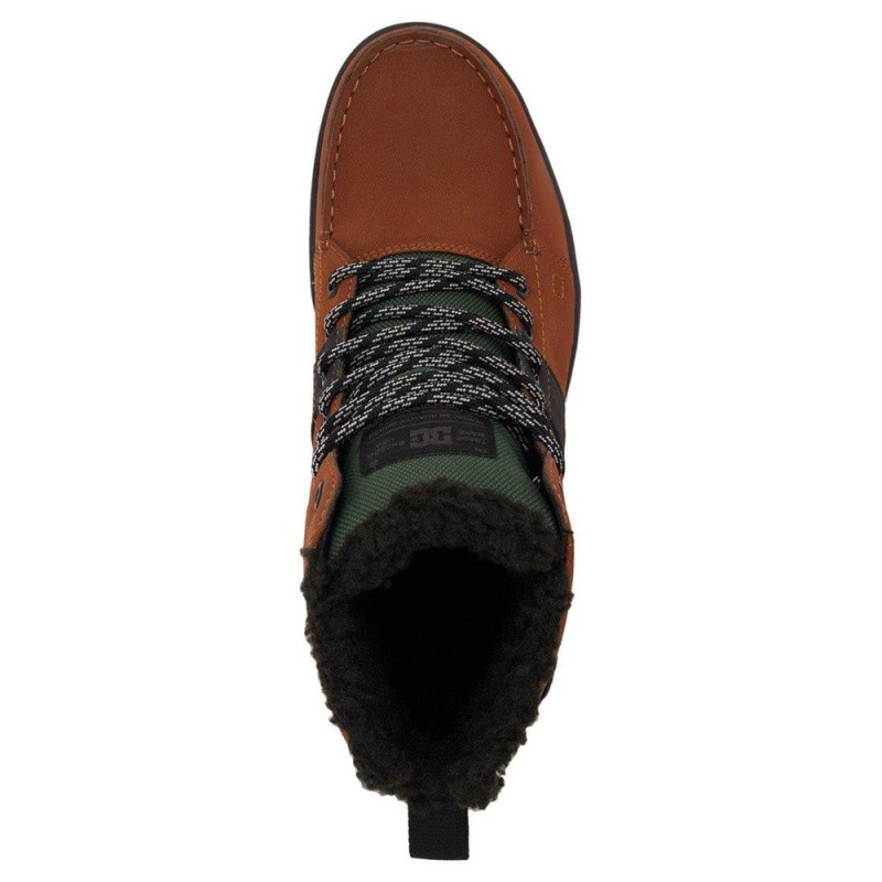 Botte DC Shoes Woodland Homme Marron Vert | GLHC-07538