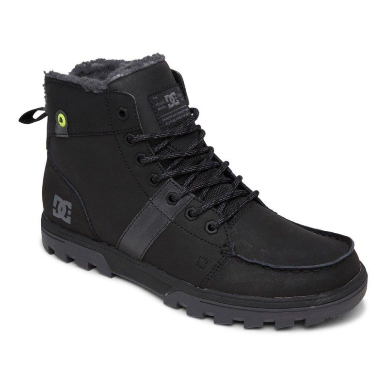 Botte DC Shoes Woodland Homme Noir | GXED-42675