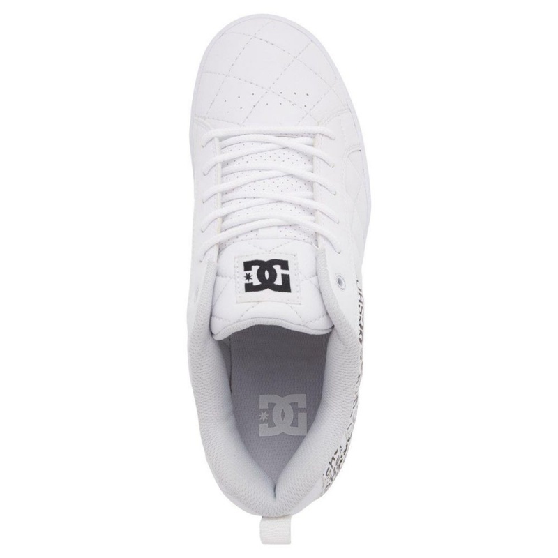 Chaussure Skate DC Shoes Alliance Homme Blanche Noir | FAWE-31279