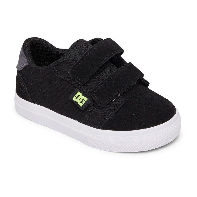 Chaussure Skate DC Shoes Anvil Enfant Noir Grise | EKXC-86039