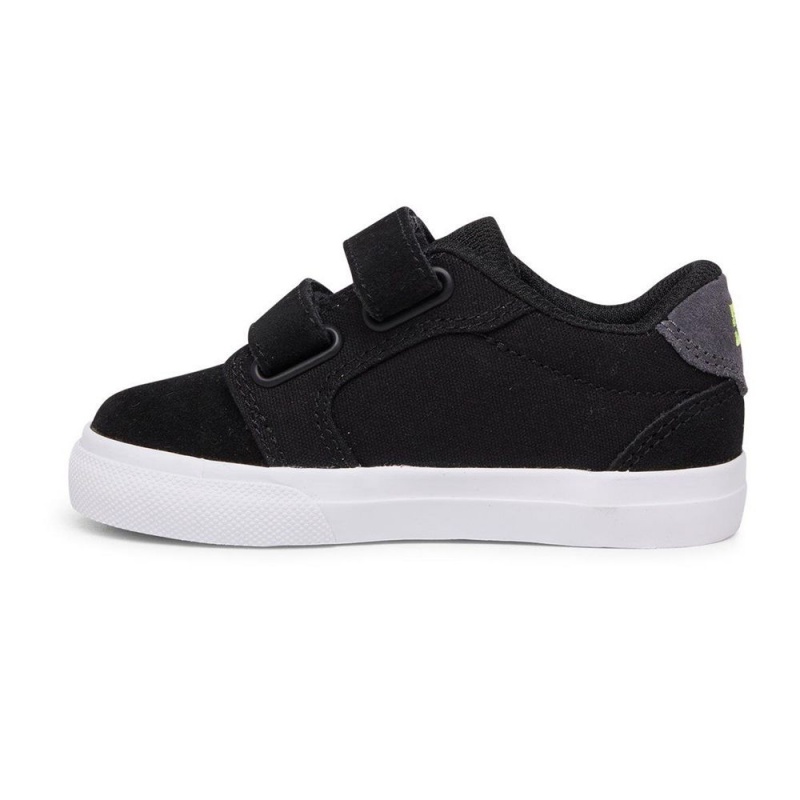 Chaussure Skate DC Shoes Anvil Enfant Noir Grise | EKXC-86039