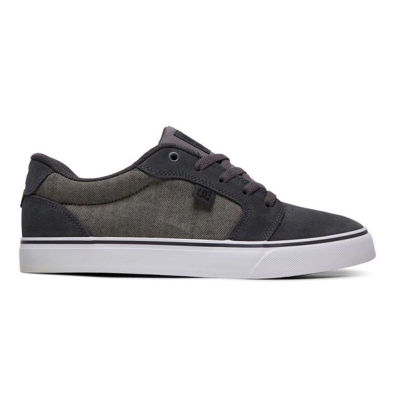 Chaussure Skate DC Shoes Anvil Homme Grise Noir | TAMU-37509