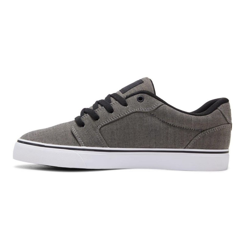 Chaussure Skate DC Shoes Anvil Homme Grise Noir | XQJG-13268