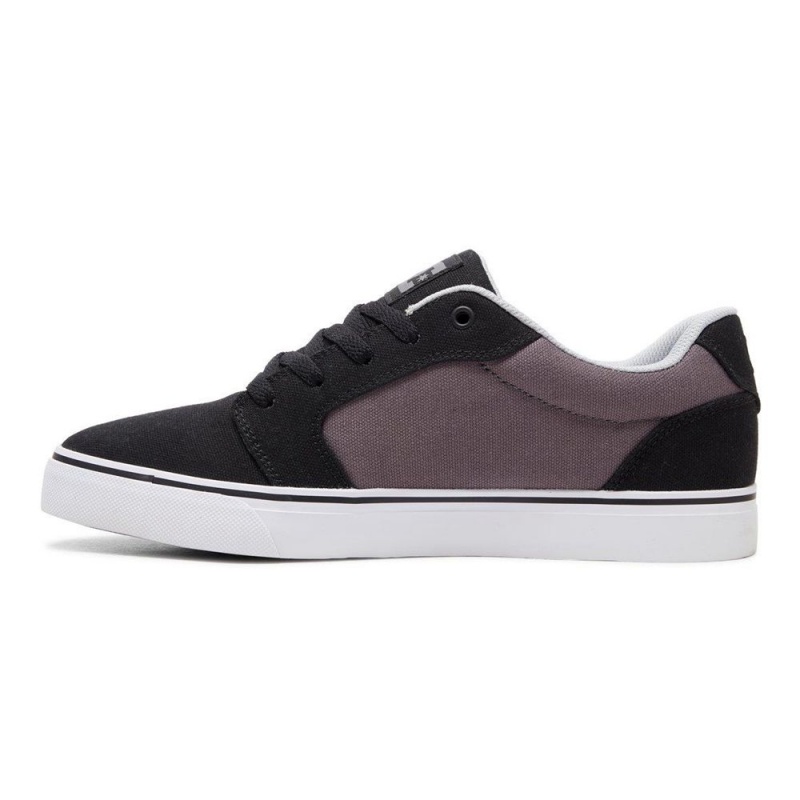 Chaussure Skate DC Shoes Anvil Homme Noir Grise | FUKR-39182