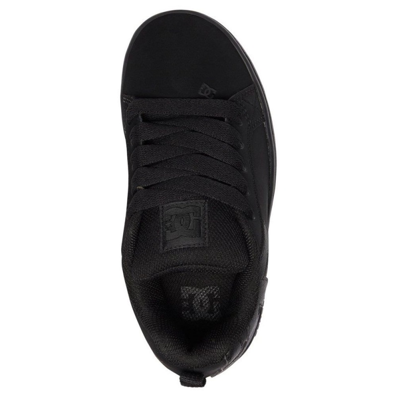 Chaussure Skate DC Shoes Court Graffik Enfant Noir | VJEC-30529