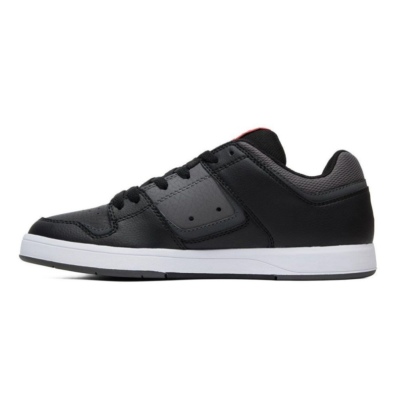 Chaussure Skate DC Shoes Cure Homme Noir Grise | FDYI-15782