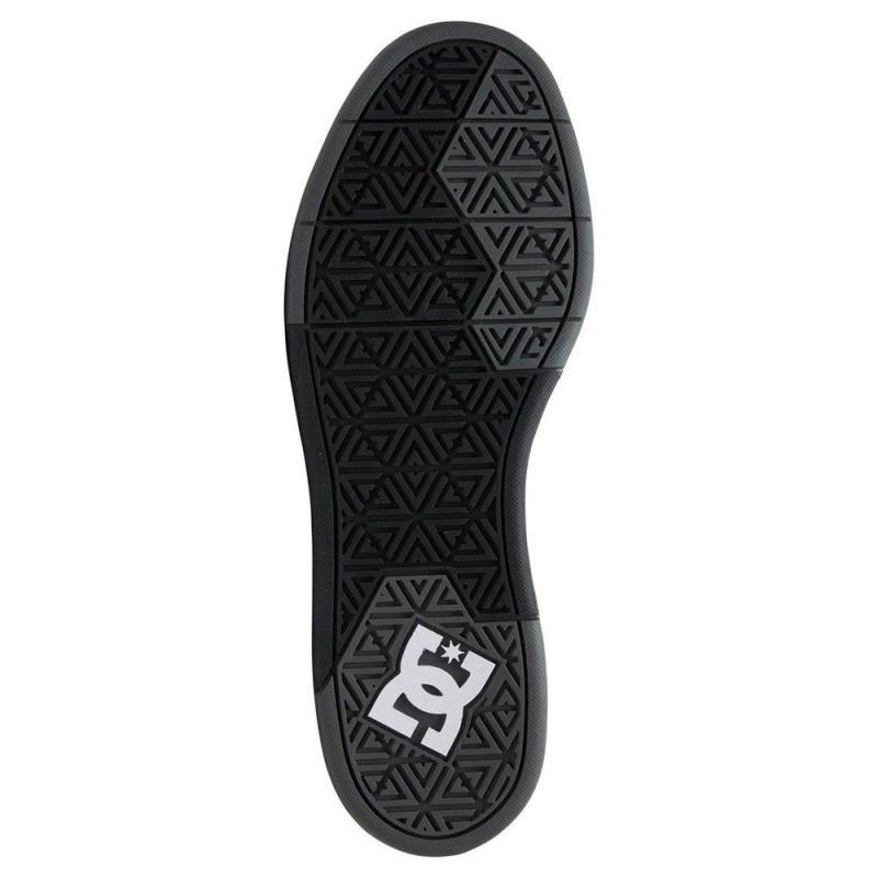 Chaussure Skate DC Shoes Cure Homme Noir Grise | FDYI-15782