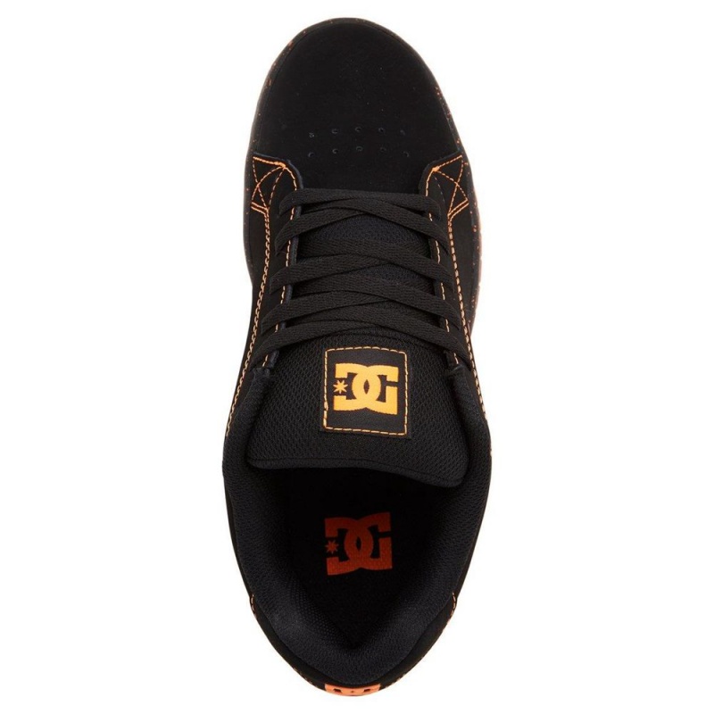 Chaussure Skate DC Shoes Gaveler Homme Noir Orange | IKEZ-92817