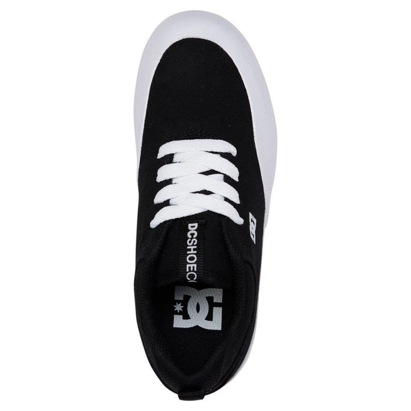 Chaussure Skate DC Shoes Infinite Enfant Noir Blanche | CDLW-57902