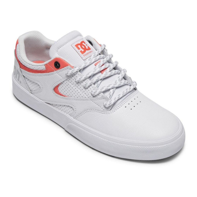 Chaussure Skate DC Shoes JK X Paterson Homme Blanche Rouge | NAGI-98354