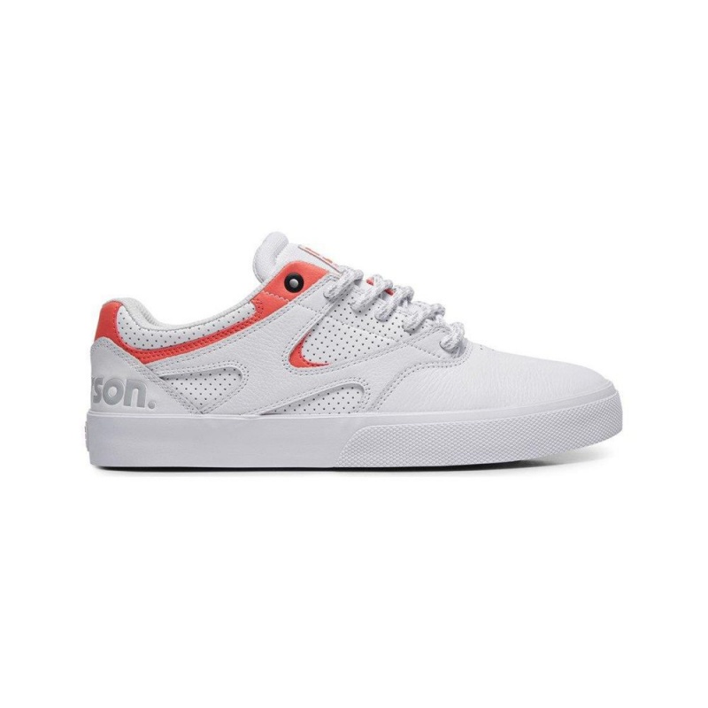 Chaussure Skate DC Shoes JK X Paterson Homme Blanche Rouge | NAGI-98354