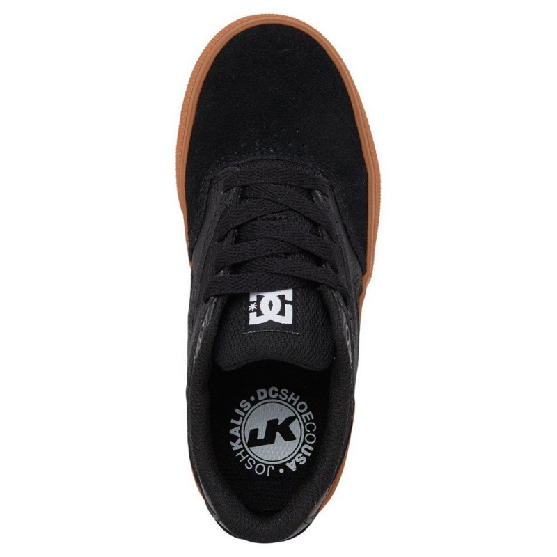 Chaussure Skate DC Shoes Kalis Vulc Enfant Noir Marron | UCDH-94752