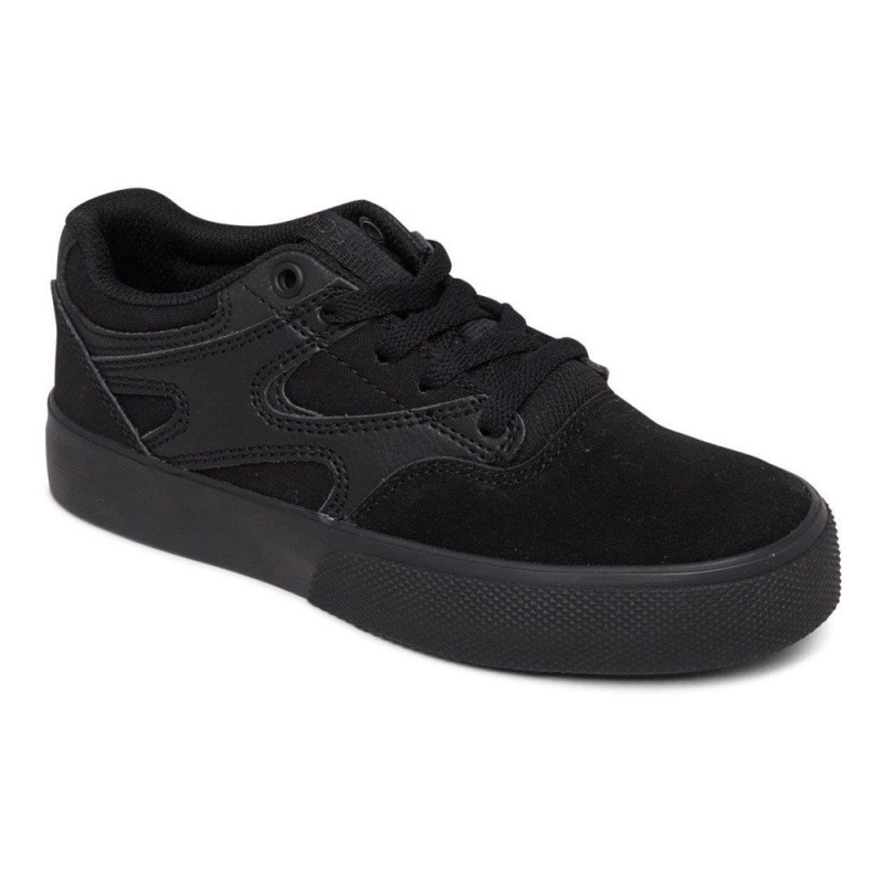 Chaussure Skate DC Shoes Kalis Vulc Enfant Noir | OCJZ-65403