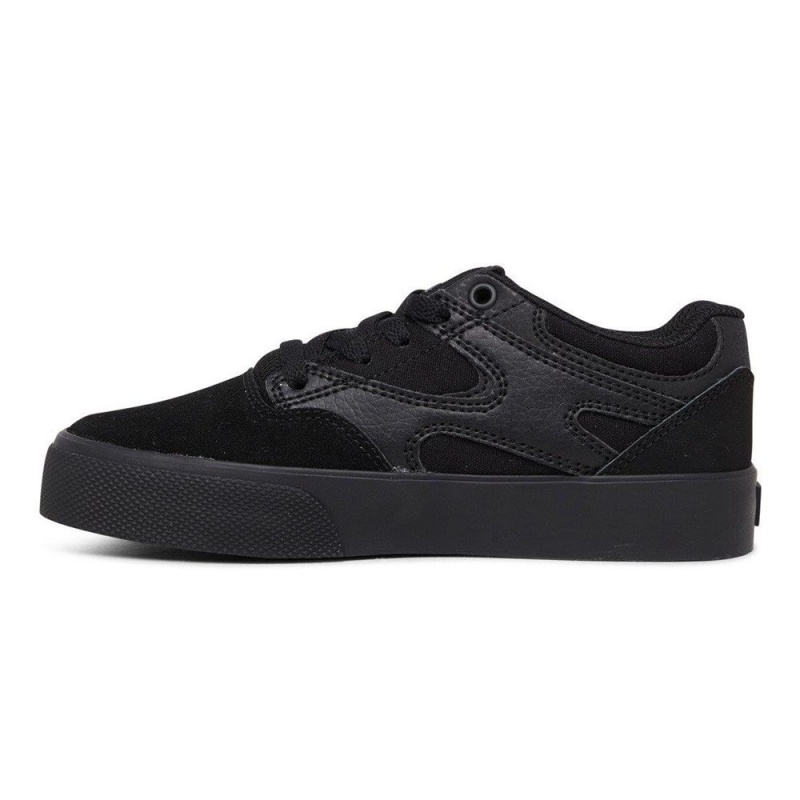 Chaussure Skate DC Shoes Kalis Vulc Enfant Noir | OCJZ-65403