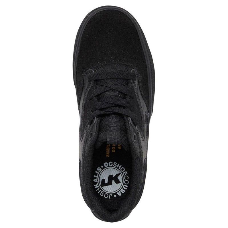 Chaussure Skate DC Shoes Kalis Vulc Enfant Noir | OCJZ-65403