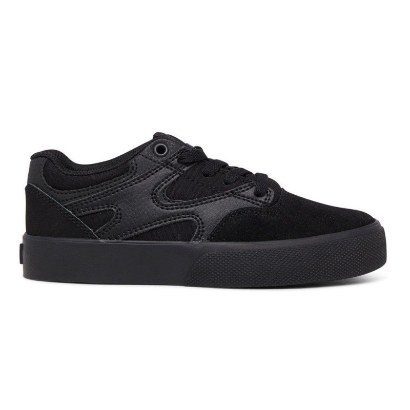 Chaussure Skate DC Shoes Kalis Vulc Enfant Noir | OCJZ-65403