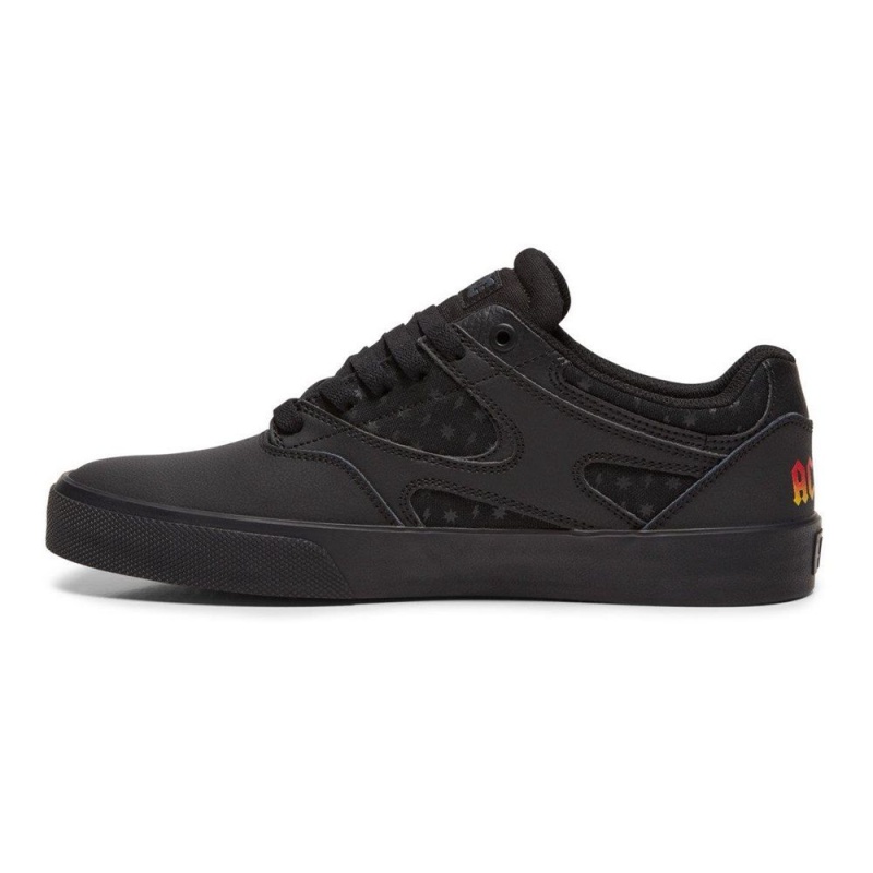 Chaussure Skate DC Shoes Kalis Vulc Homme Noir Grise | MAVY-49352