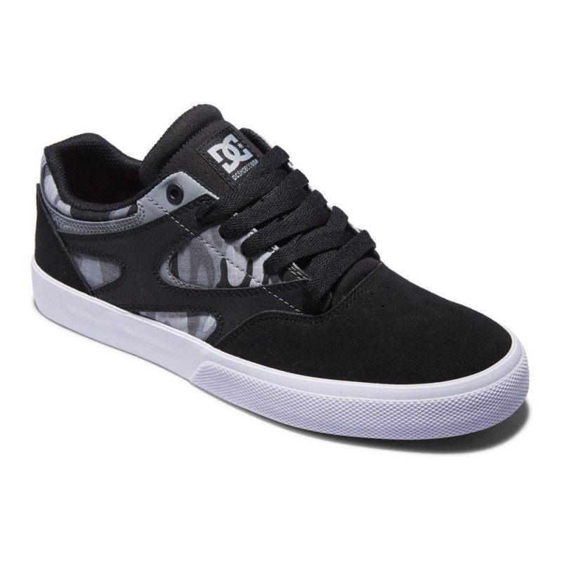 Chaussure Skate DC Shoes Kalis Vulc Homme Noir | SHOK-50782