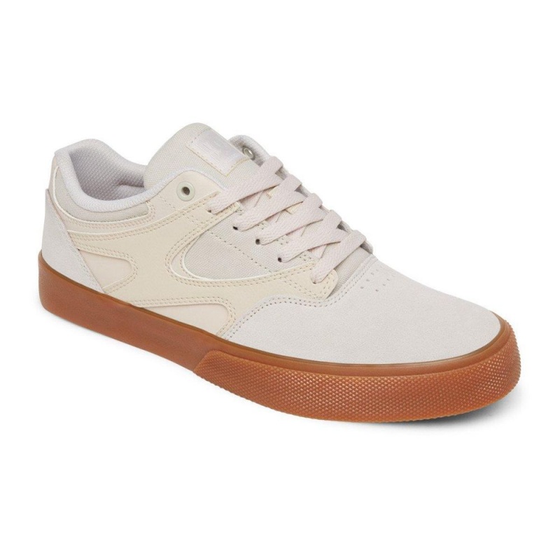 Chaussure Skate DC Shoes Kalis Vulc Homme Grise | YRBM-94203