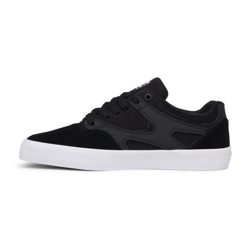 Chaussure Skate DC Shoes Kalis Vulc Homme Noir Blanche | HVIM-92068