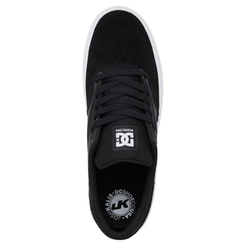 Chaussure Skate DC Shoes Kalis Vulc Homme Noir Blanche | HVIM-92068