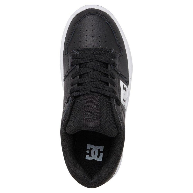 Chaussure Skate DC Shoes Lynx Enfant Noir Blanche | NADK-07158