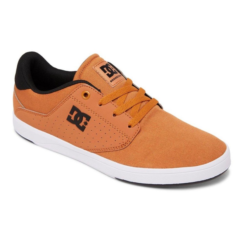 Chaussure Skate DC Shoes Plaza Homme Marron Noir | PBCF-34672