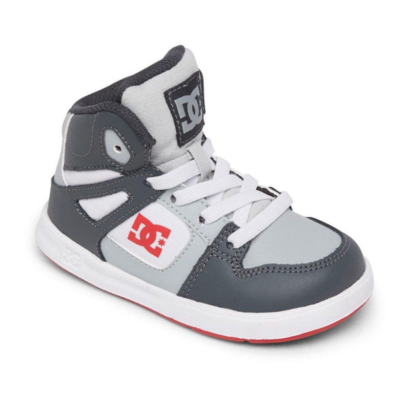 Chaussure Skate DC Shoes Pure Enfant Noir Grise | CWJM-93651