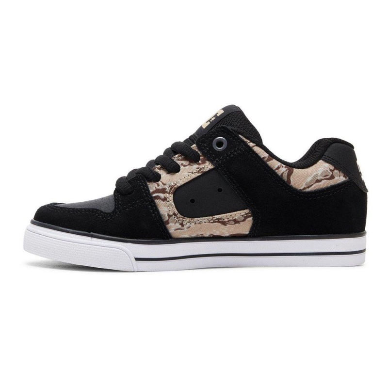 Chaussure Skate DC Shoes Pure Enfant Noir | IQFL-63802